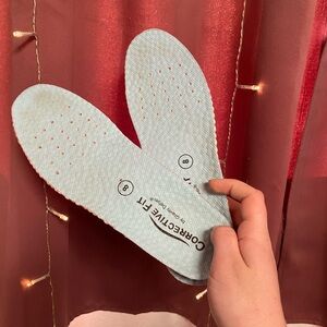 Gravity Defyer Corrective Fit Cushion Insoles in Light Blue (Used Only Once)